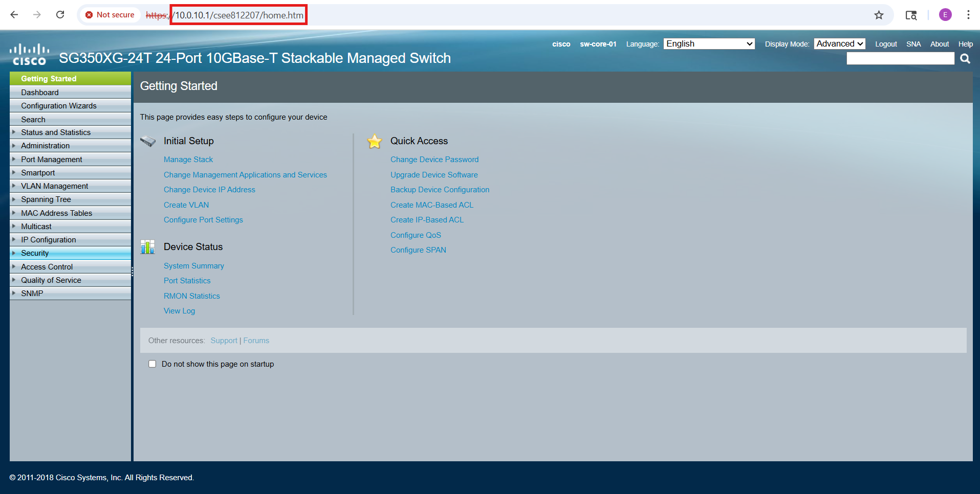 Building My Home Lab - Part 2:  Switch Fabric Configuration and VLAN Segmentation